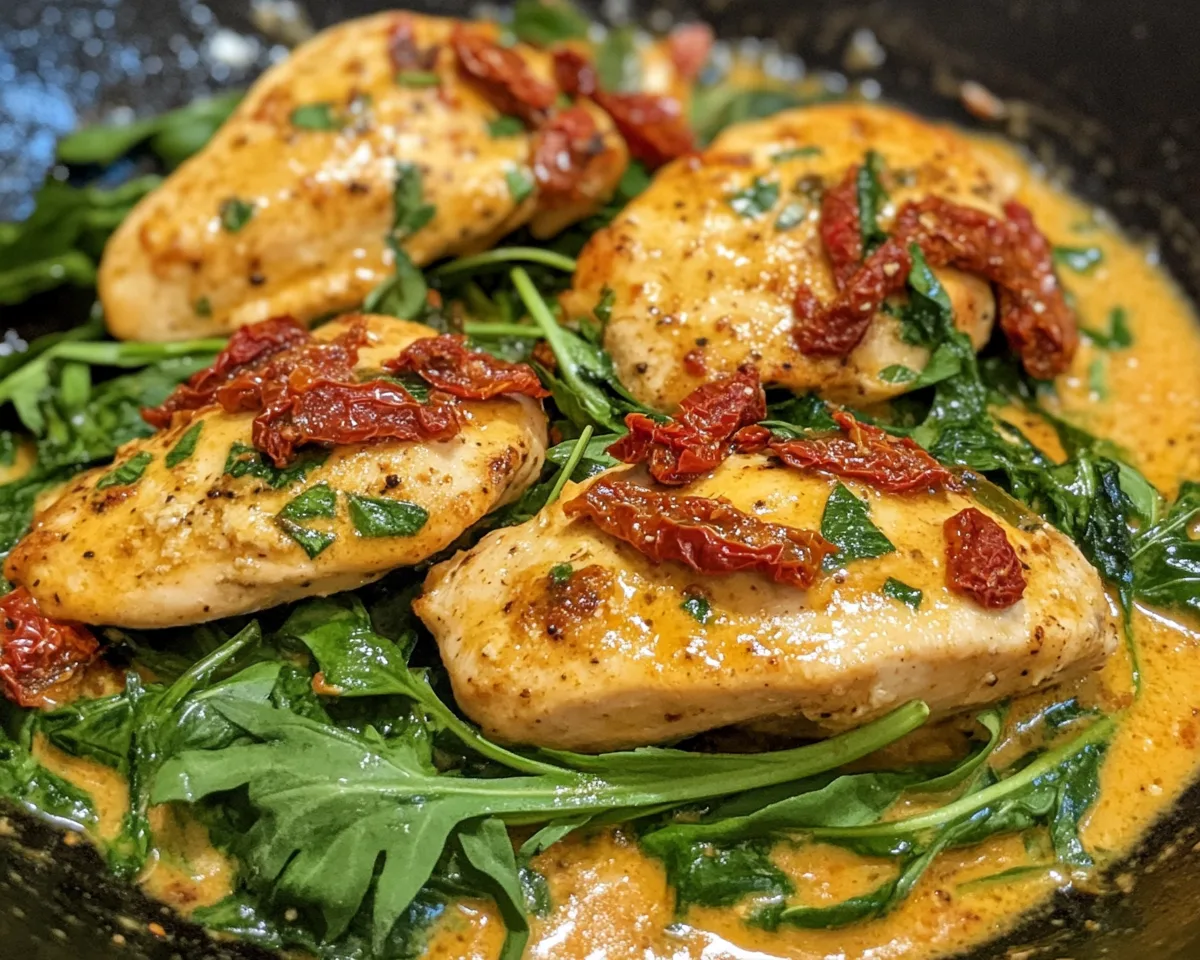 Spring Dinner Ideas: Creamy Sun-Dried Tomato Chicken in 20 Minutes