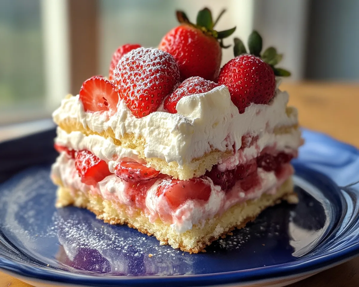 Spring Desserts: Strawberry Icebox Cake in 5 Ingredients