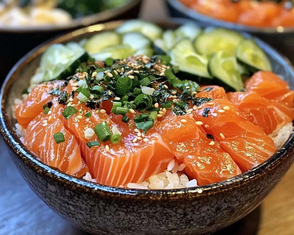 Spring Dinner Party: Salmon Rice Bowl Bar (Easy Hosting)