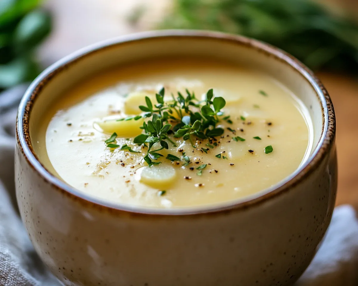 Spring Soup: Creamy Potato Leek Soup in 25 Minutes