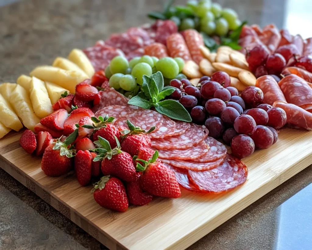 Spring Charcuterie Board Ideas with Fresh Fruit in 5 Steps