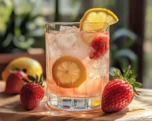Spring Drinks: Strawberry Lemon Mocktail
