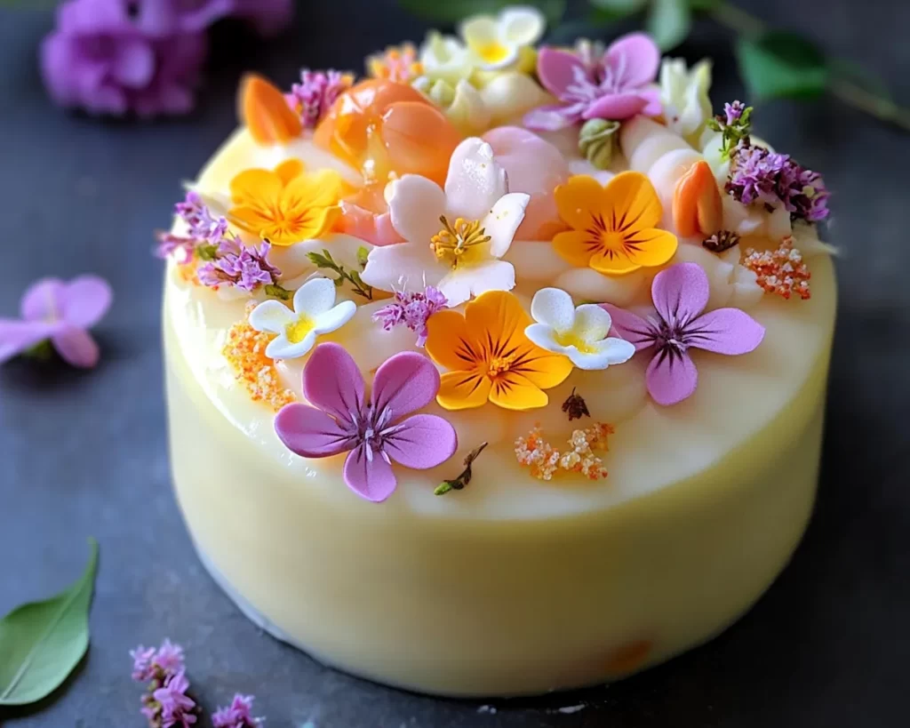 Spring Cake Designs: Lemon Floral Cake Design