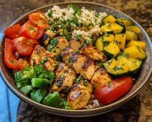 Summer Meals: Mediterranean Chicken Bowl (Fresh)