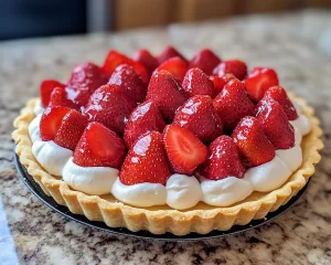 Spring Desserts: No-Bake Strawberry Tart in 10 Minutes