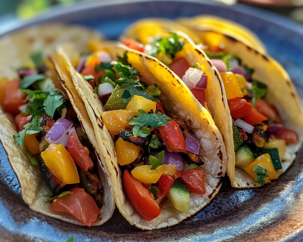 Summer Dinner Ideas: Grilled Veggie Tacos in 15 Minutes