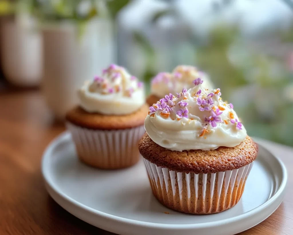 Spring Cupcakes: Carrot Cake Cupcakes (Moist)