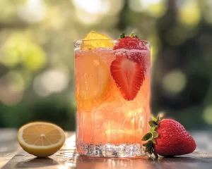 Spring Drinks: Strawberry Lemonade Cooler