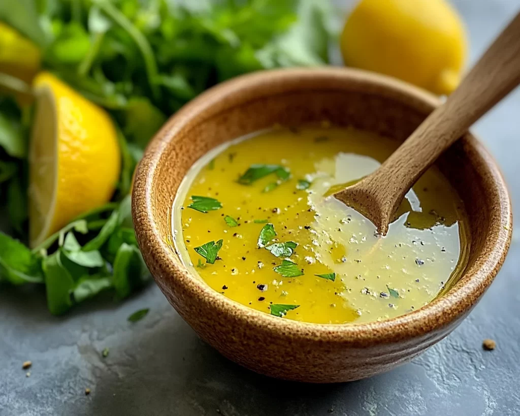 Lemon Vinegarette Dressing for Spring Salads