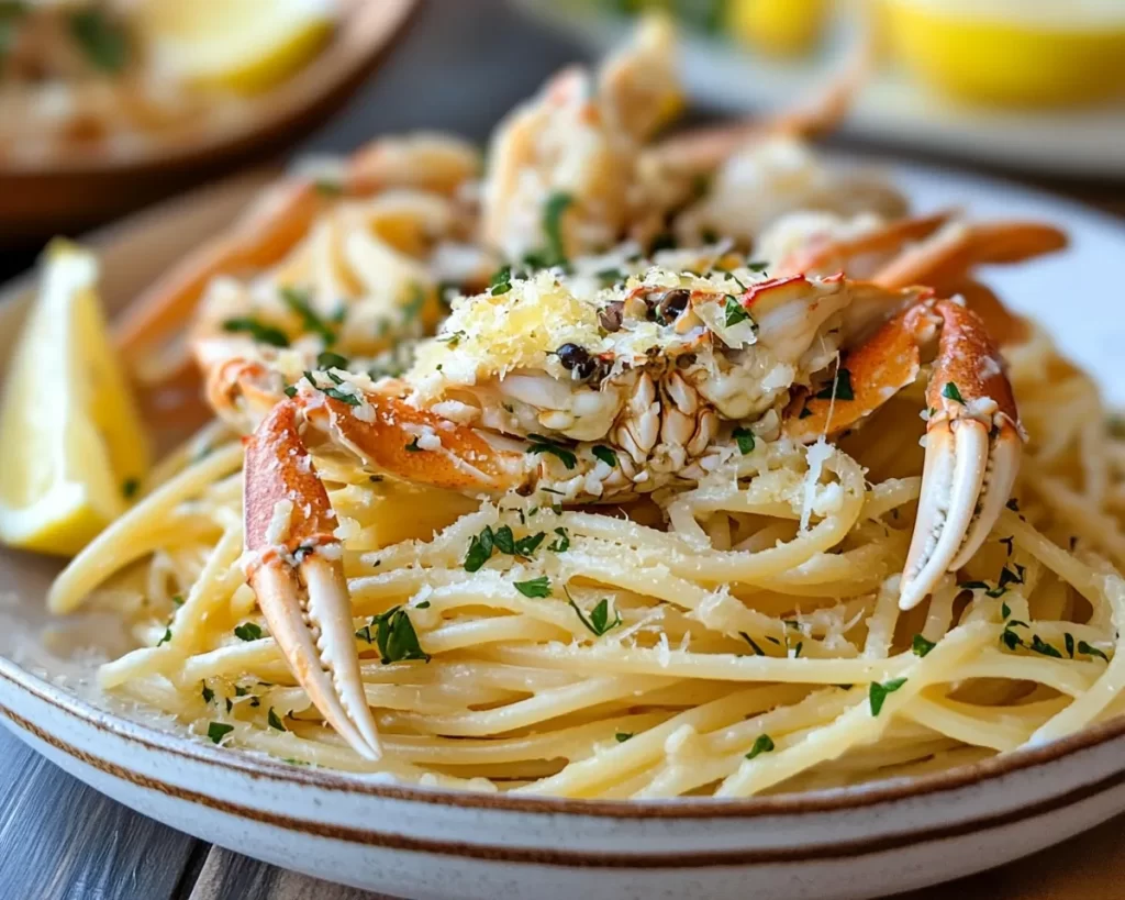 Summer Dinner Ideas: Lemon Butter Crab Pasta in 25 Minutes