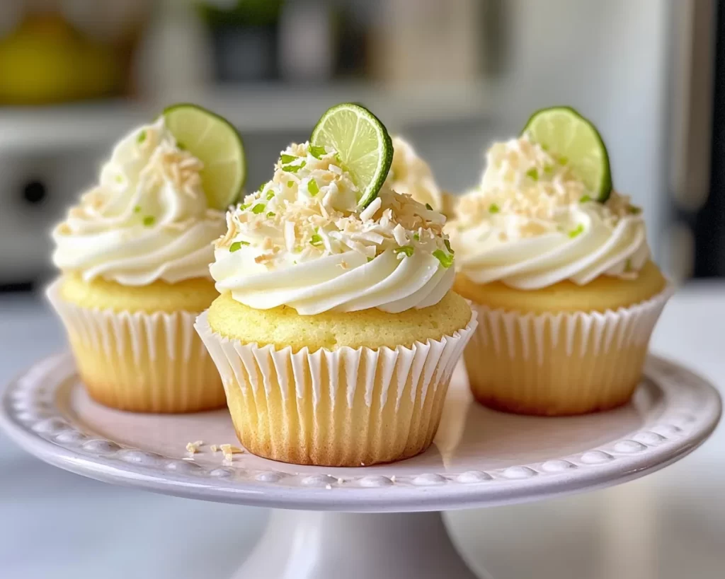 Spring Cupcakes: Coconut Lime Cupcakes in 7 Steps
