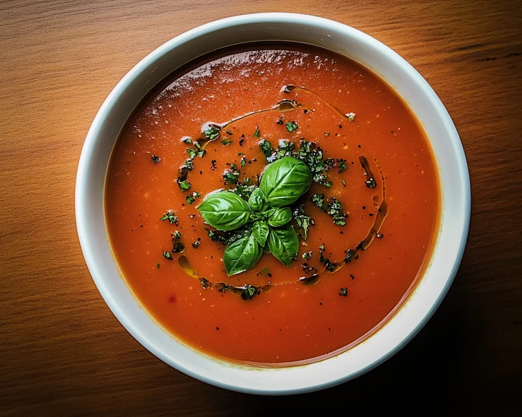 Spring Soup: Tomato Basil Soup (Easy)