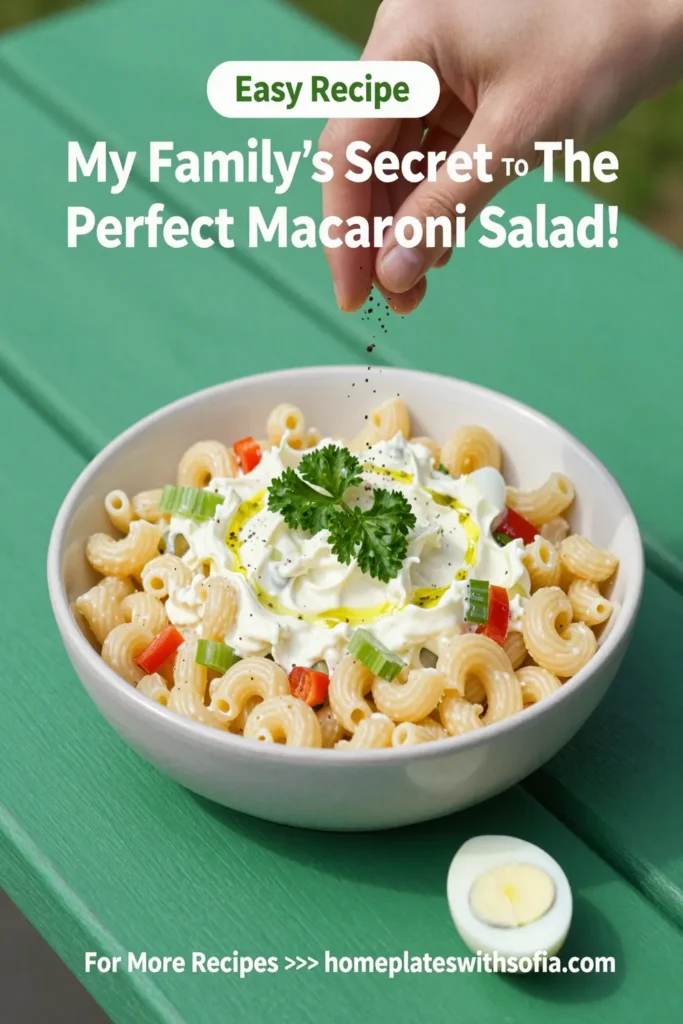 My Family'S Secret To The Perfect Macaroni Salad!