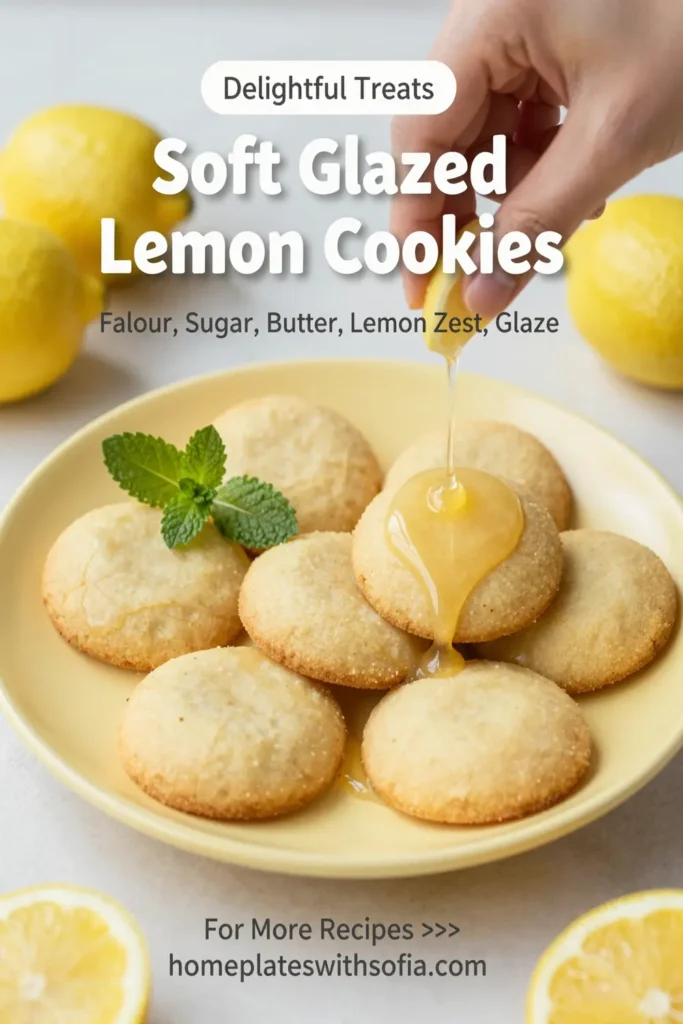Soft Glazed Lemon Cookies