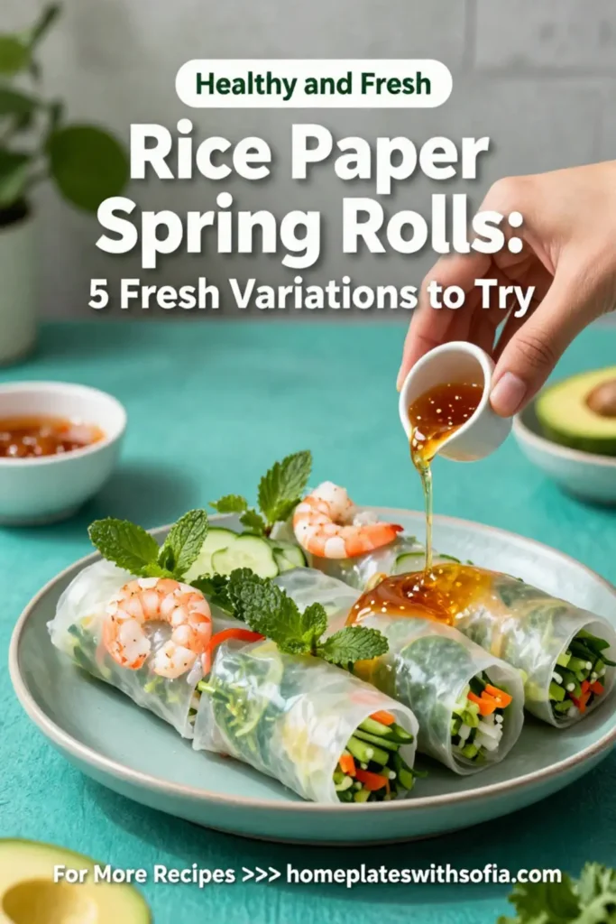 Rice Paper Spring Rolls: 5 Fresh Variations to Try