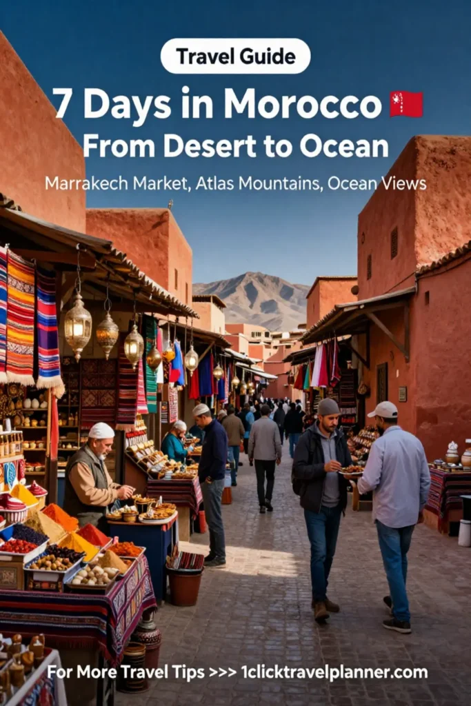 7 Days in Morocco 🇲🇦 From Desert to Ocean (Full Plan)