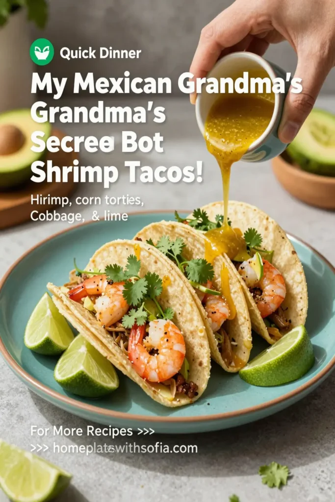 My Mexican Grandma'S Secret Recipe For Best Shrimp Tacos!