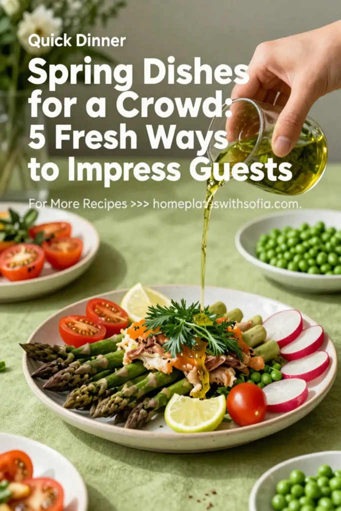 Spring Dishes for a Crowd: 5 Fresh Ways to Impress Guests