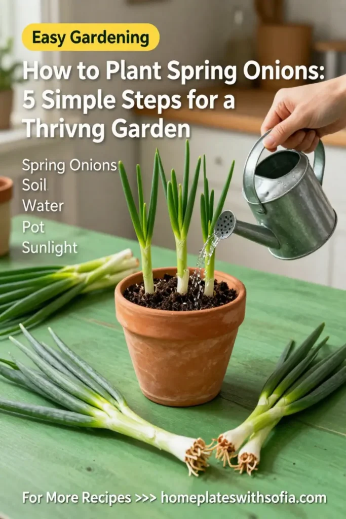 How to Plant Spring Onions: 5 Simple Steps for a Thriving Garden