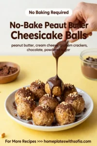 No-Bake Peanut Butter Cheesecake Balls Recipe