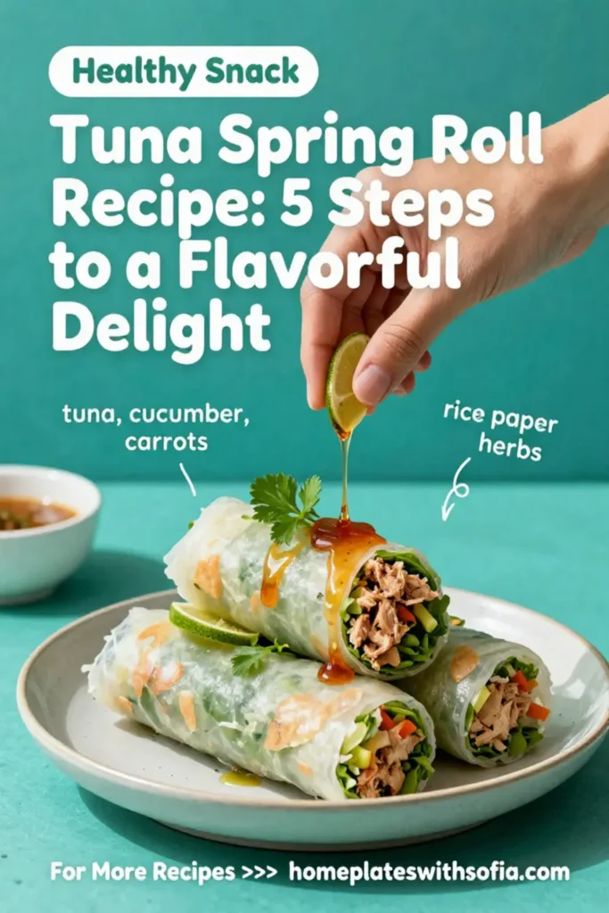 Tuna Spring Roll Recipe: 5 Steps to a Flavorful Delight