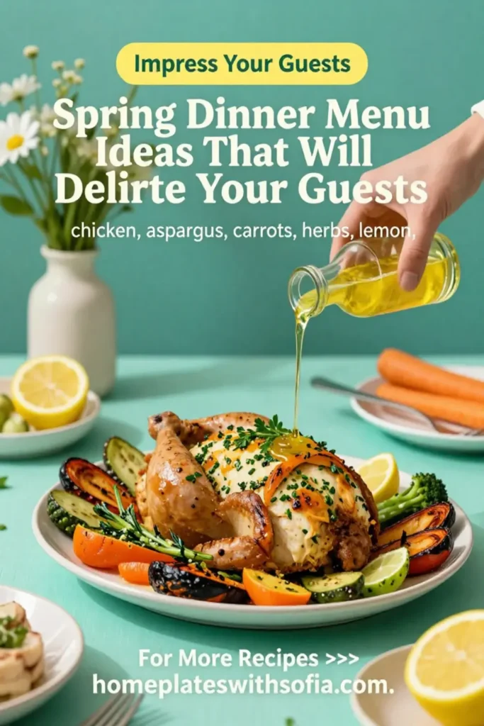 Spring Dinner Menu Ideas That Will Delight Your Guests