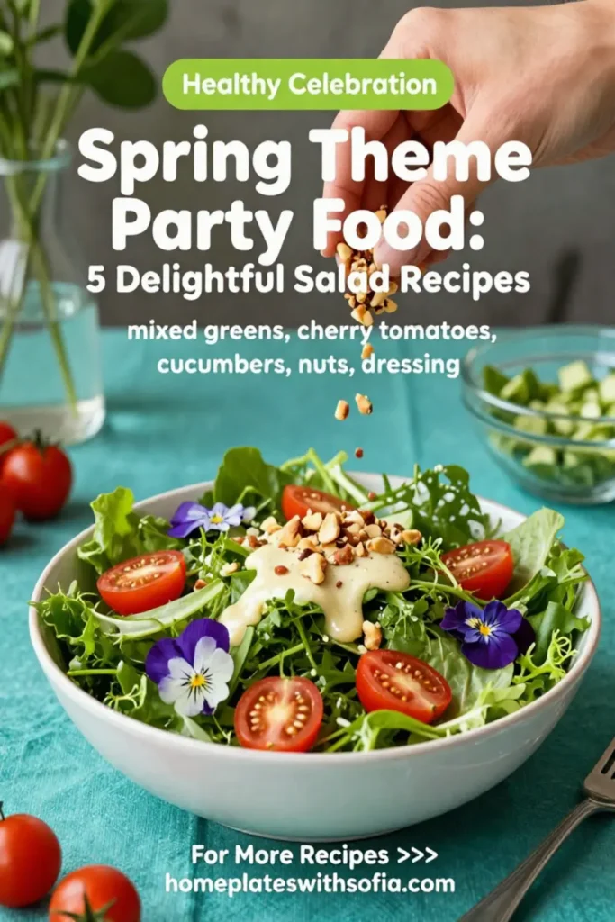 Spring Theme Party Food: 5 Delightful Salad Recipes
