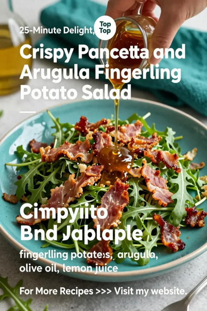 Potato Salad: Crispy Pancetta and Arugula Fingerling Potato Salad in 25 Minutes
