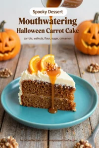 Mouthwatering Halloween Carrot Cake