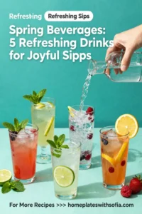 Spring Beverages: 5 Refreshing Drinks for Joyful Sips
