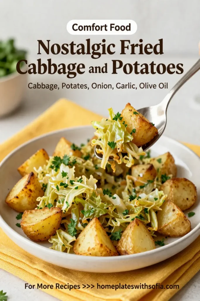 Nostalgic Fried Cabbage and Potatoes