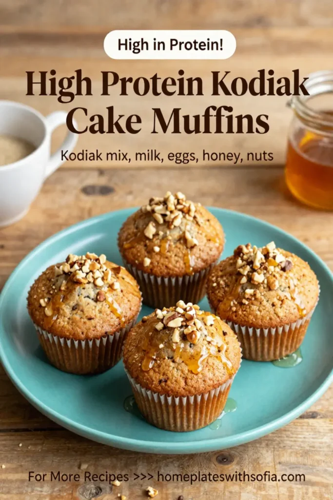 High Protein Kodiak Cake Muffins
