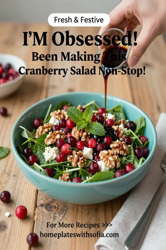 I'M Obsessed! Been Making This Cranberry Salad Non-Stop!