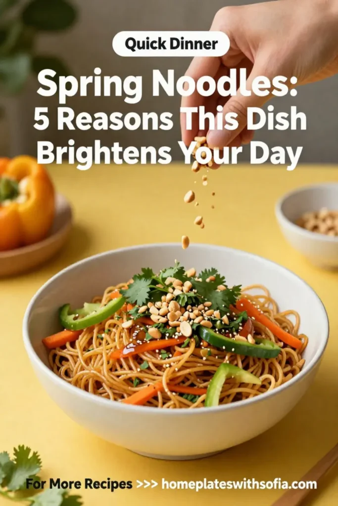 Spring Noodles: 5 Reasons This Dish Brightens Your Day