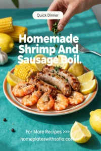 Homemade Shrimp And Sausage Boil