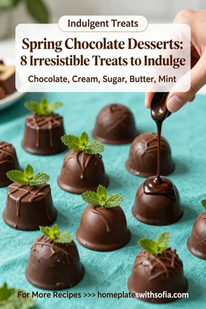 Spring Chocolate Desserts: 8 Irresistible Treats to Indulge