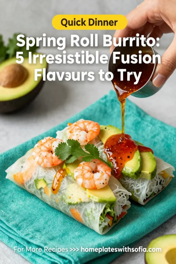 Spring Roll Burrito: 5 Irresistible Fusion Flavors to Try