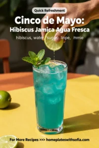 Cinco de Mayo: Hibiscus Jamaica Agua Fresca for Cinco de Mayo in 10 Minutes
