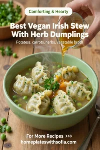 Best Vegan Irish Stew With Herb Dumplings