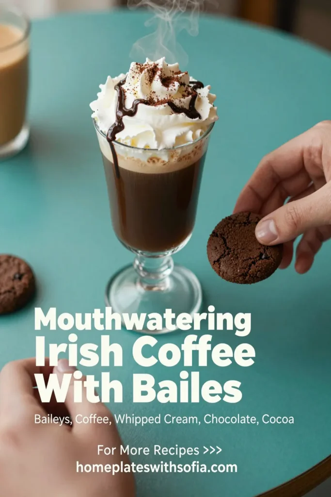 Mouthwatering Irish Coffee With Baileys