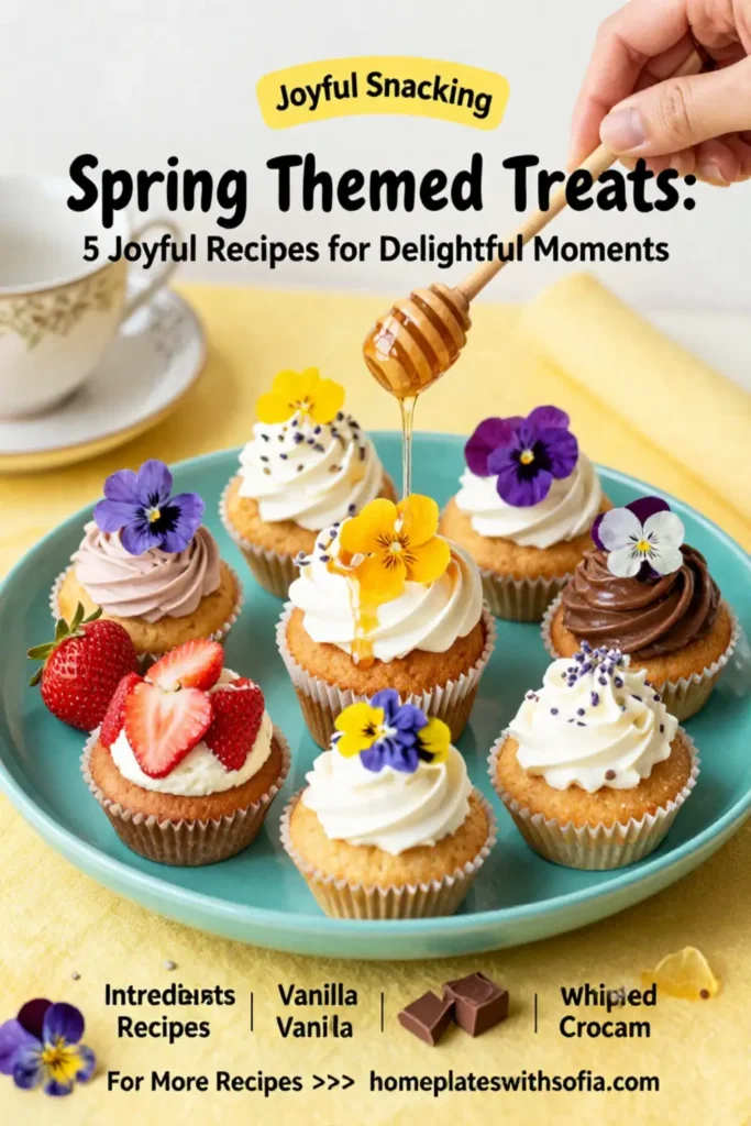 Spring Themed Treats: 5 Joyful Recipes for Delightful Moments