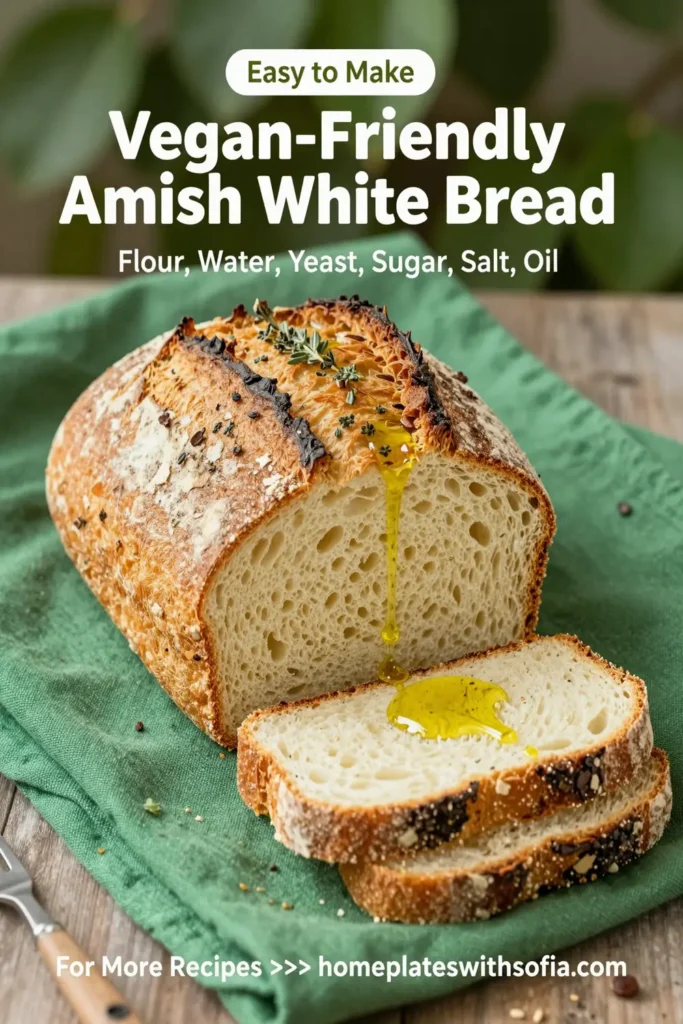 Vegan-Friendly Amish White Bread