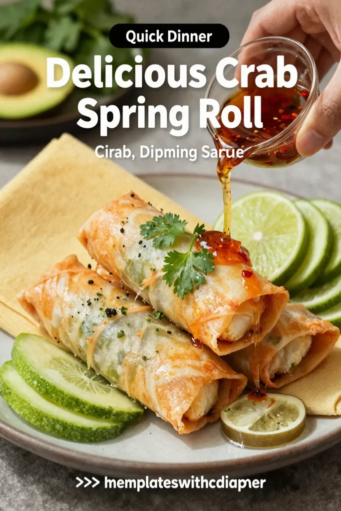 Delicious Crab Spring Roll Recipe: A Flavorful 10-Minute Delight