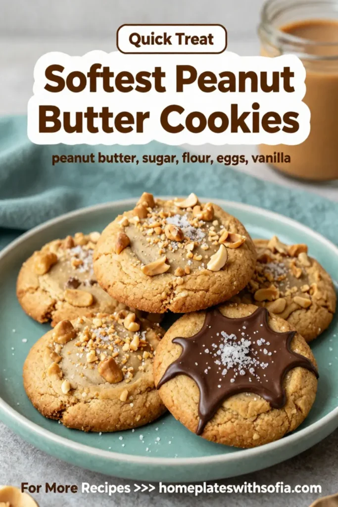 Softest Peanut Butter Cookies