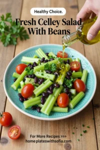 Fresh Celery Salad With Beans