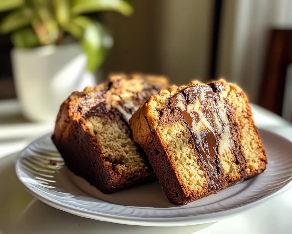 Banana Bread Recipe: Espresso Chocolate Swirl Banana Bread in 35 Minutes