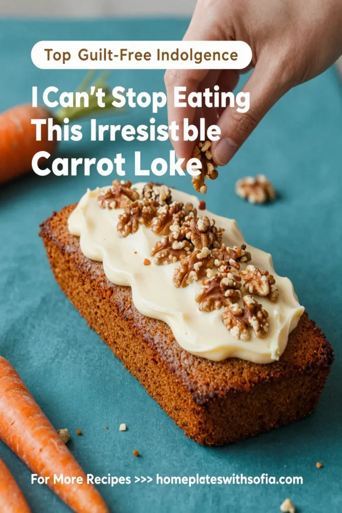 I Can'T Stop Eating This Irresistible Carrot Cake Loaf