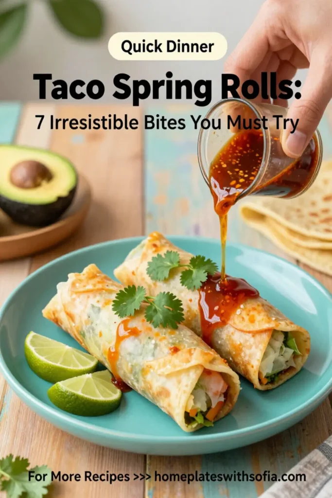 Taco Spring Rolls: 7 Irresistible Bites You Must Try