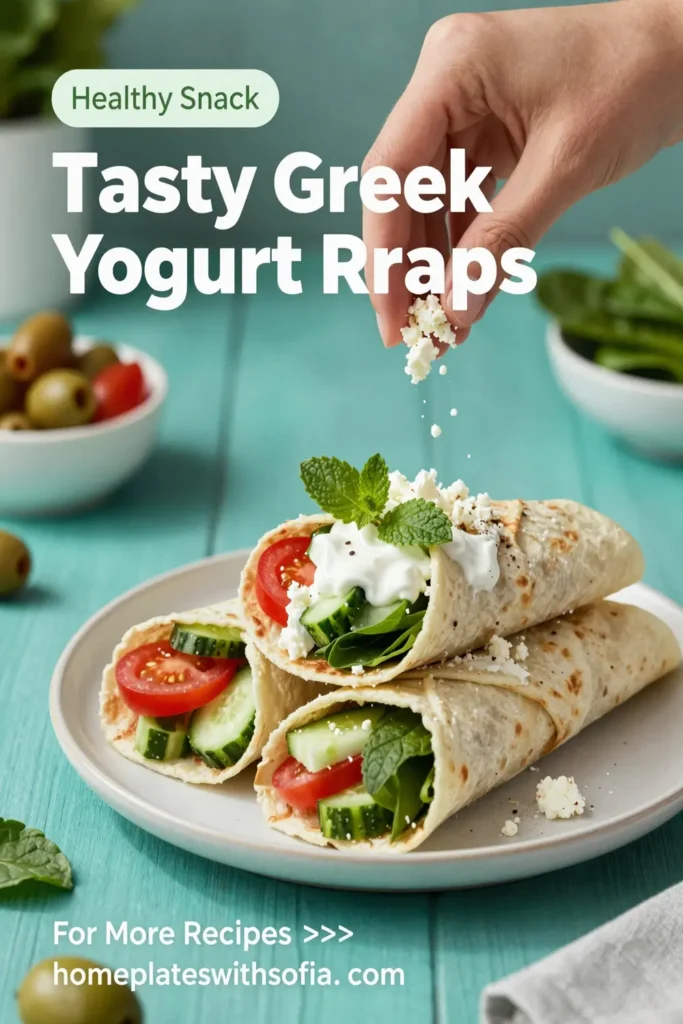 Tasty Greek Yogurt Wraps
