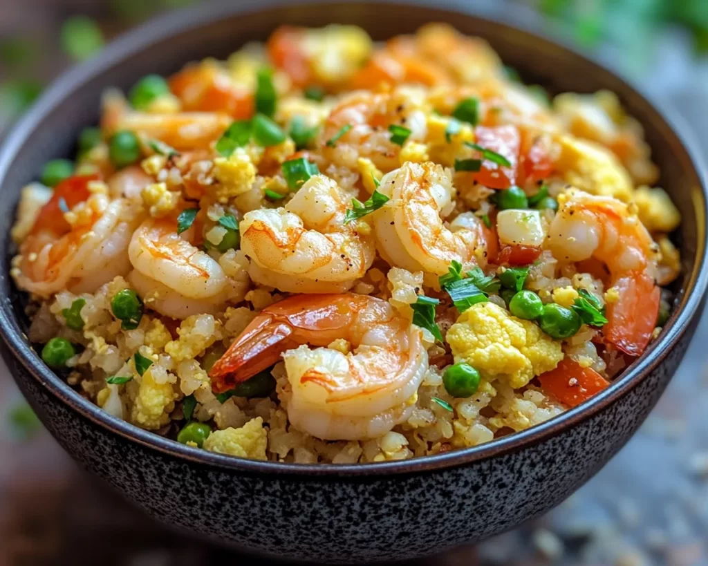 Healthy Dinner Recipes: Cauliflower Fried Rice With Shrimp and Eggs in 20 Minutes